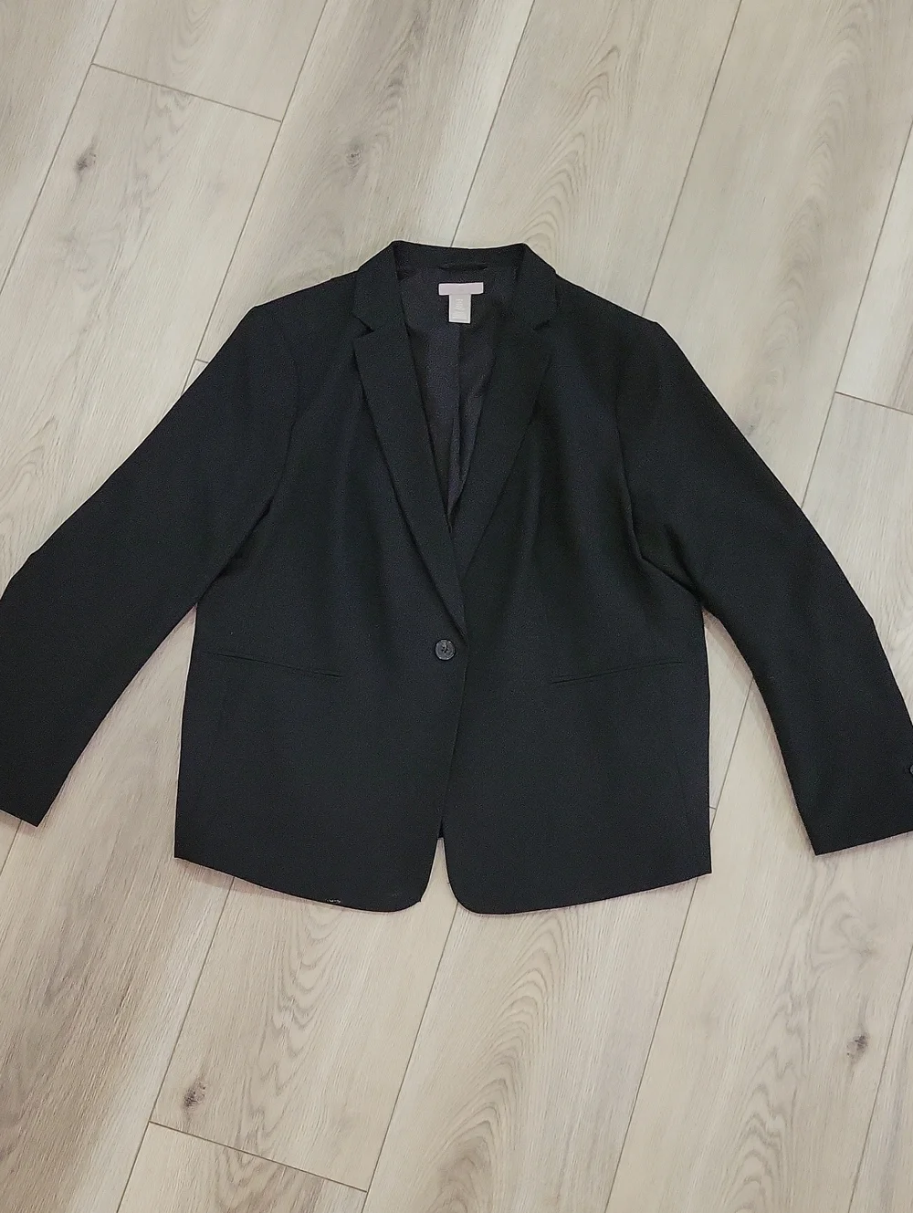 H&M Black Single-Button Women's Blazer